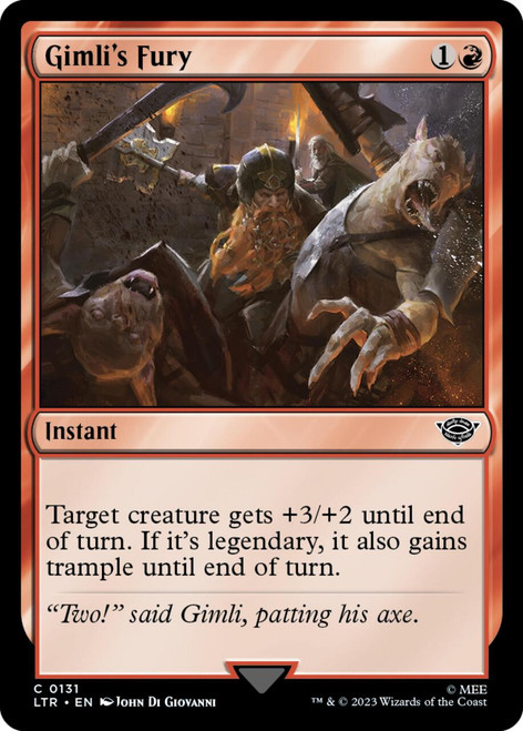 Gimli's Fury (foil)