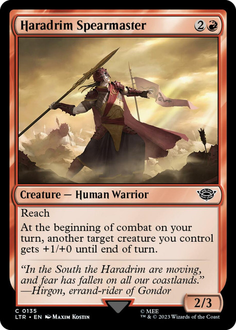 Haradrim Spearmaster (foil) | The Lord of the Rings: Tales of Middle-earth