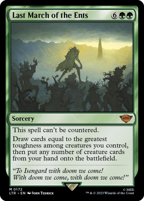 Last March of the Ents (foil)