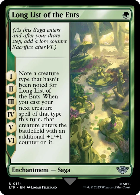 Long List of the Ents (foil)