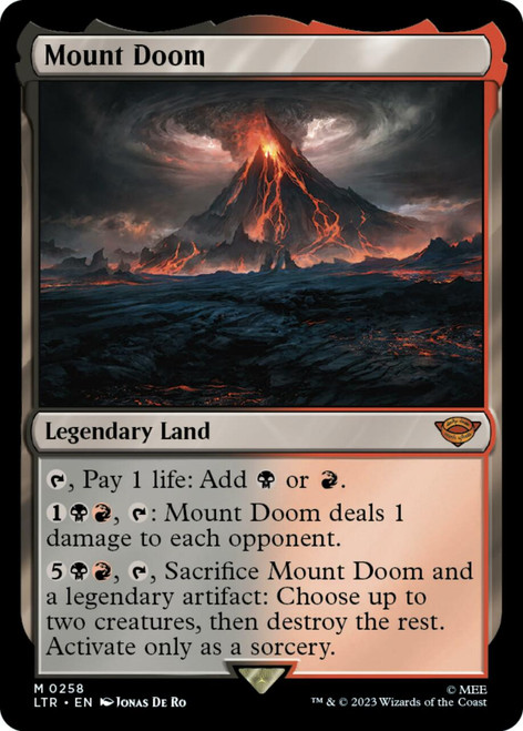 Mount Doom (foil) | The Lord of the Rings: Tales of Middle-earth