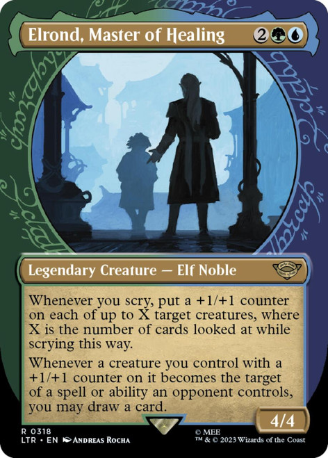 Elrond, Master of Healing (Showcase Frame foil)