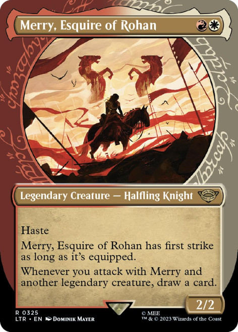 Merry, Esquire of Rohan (Showcase Frame foil)