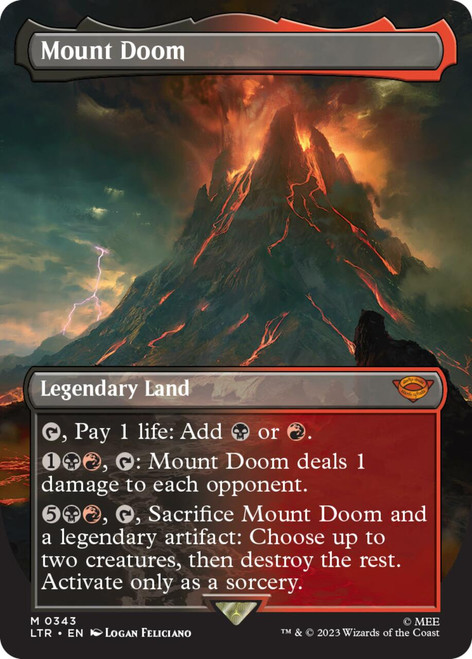 Mount Doom (Borderless Art foil) | The Lord of the Rings: Tales of Middle-earth
