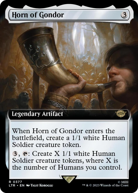 Horn of Gondor (Extended Art foil)