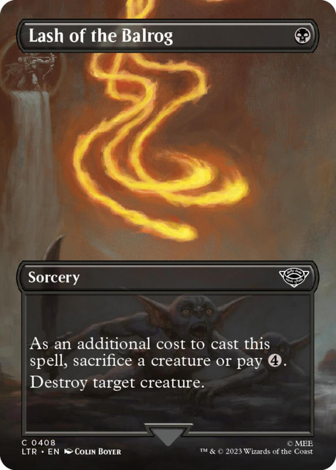 Lash of the Balrog (Borderless Art foil)