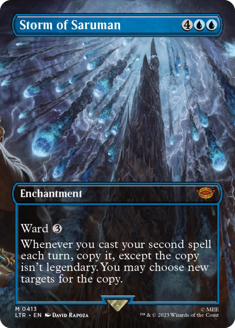 Storm of Saruman (Borderless Art foil)