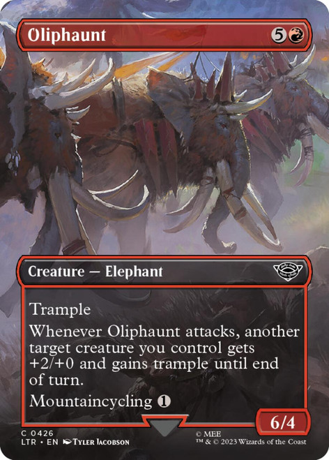 Oliphaunt (Borderless Art foil)