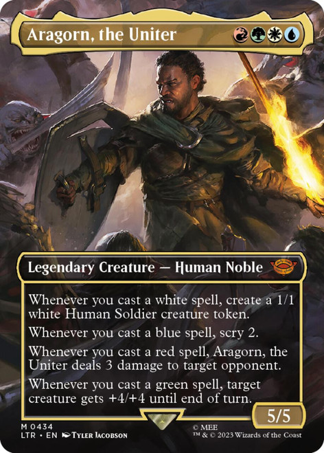 Aragorn, the Uniter (Borderless Art foil)