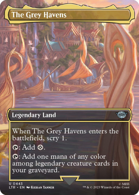 The Grey Havens (Borderless Art foil) | The Lord of the Rings: Tales of Middle-earth