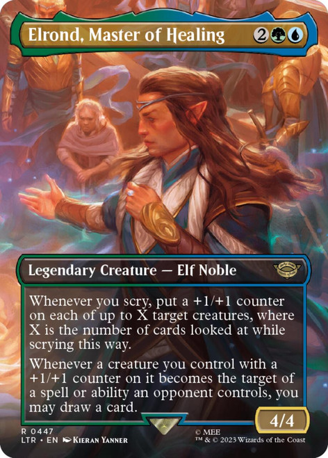 Elrond, Master of Healing (Borderless Art foil)