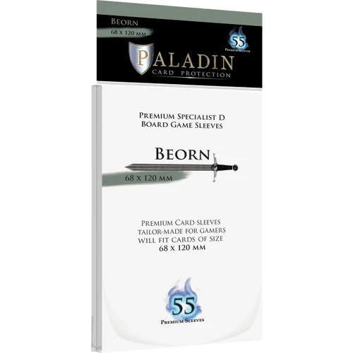 Paladin Card Sleeves: Beorn 68mm x 120mm (55x)