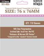 Hogwarts Battle Square Compatible Sleeves 76mm x 76mm (110x)