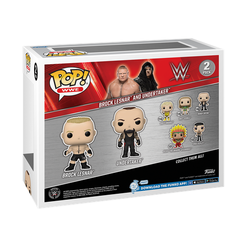 POP! WWE - Brock Lesnar and Undertaker 2-Pack