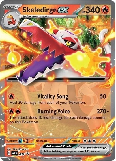 Scarlet & Violet Promo SVP034 Skeledirge ex