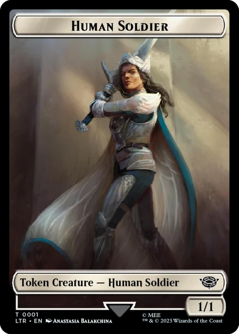 Lord of the Rings - Human Soldier Token #1