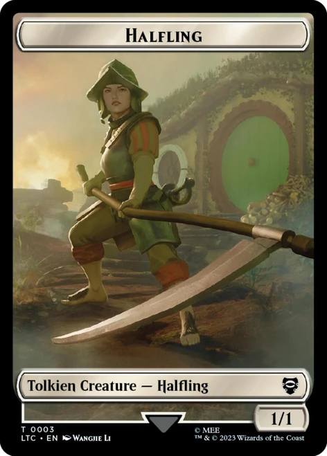Lord of the Rings Commander - Halfling Token / Treasure Token