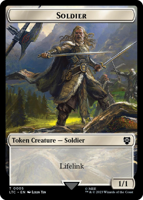 Lord of the Rings Commander - Soldier Token / Food Token