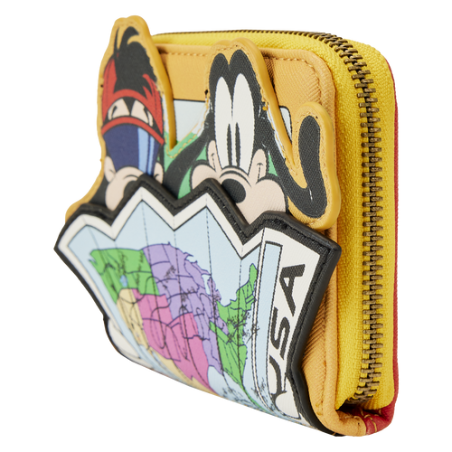 Disney: A Goofy Movie Road Trip Zip Around Wallet
