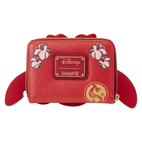 Disney: Mulan 25th Anniversary Mushu Glitter Cosplay Zip-Around Wallet