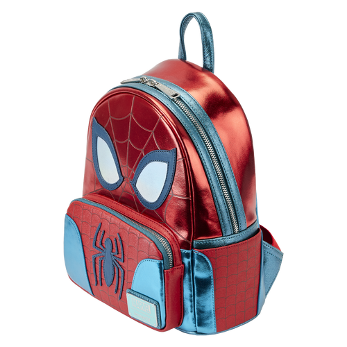 Marvel: Metallic Spider-Man Cosplay Mini Backpack