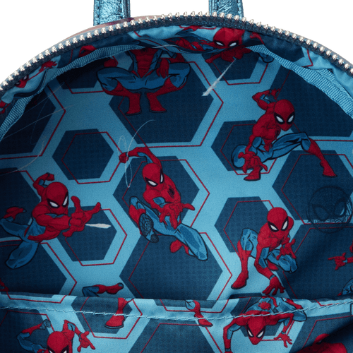 Marvel: Metallic Spider-Man Cosplay Mini Backpack