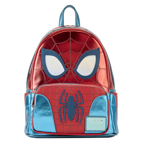 Marvel: Metallic Spider-Man Cosplay Mini Backpack