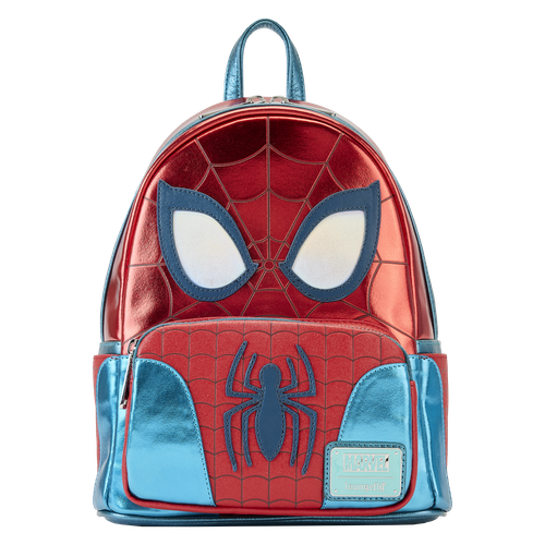 Marvel: Metallic Spider-Man Cosplay Mini Backpack
