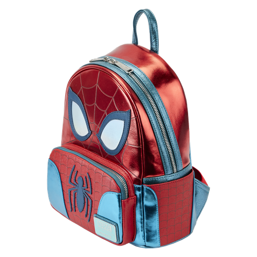 Marvel: Metallic Spider-Man Cosplay Mini Backpack