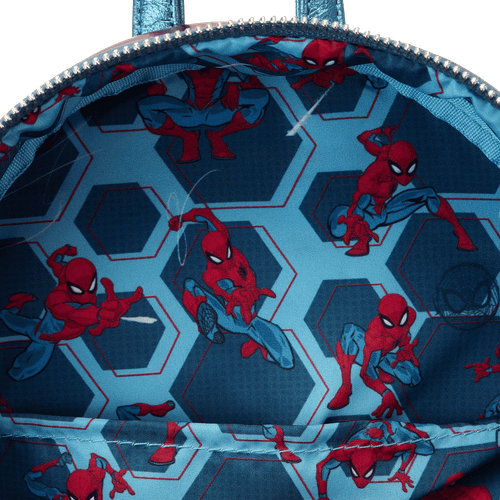 Marvel: Metallic Spider-Man Cosplay Mini Backpack