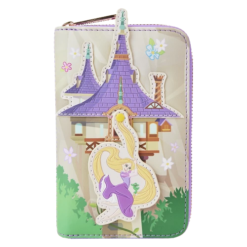 Disney: Tangled Rapunzel Swinging from the Tower Zip Around Wallet