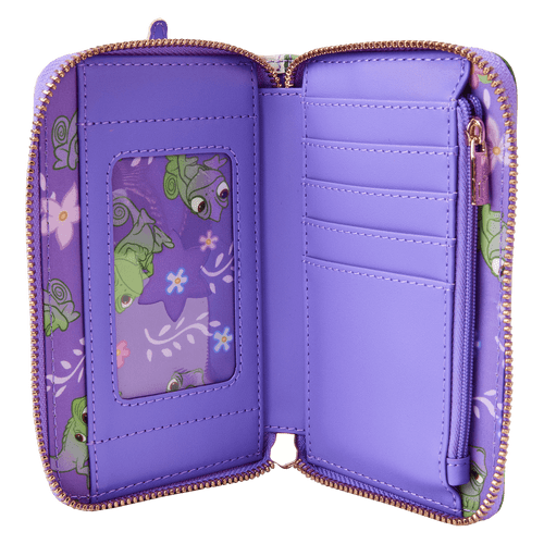Disney: Tangled Rapunzel Swinging from the Tower Zip Around Wallet
