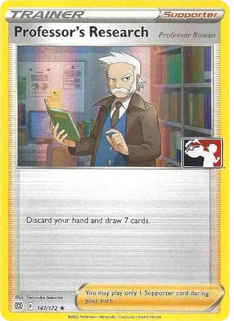 Brilliant Stars 147/172 Professor's Research [Rowan] (Prize Pack League Promo Holo)