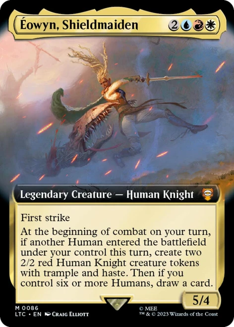 Eowyn, Shieldmaiden (Extended Art foil)