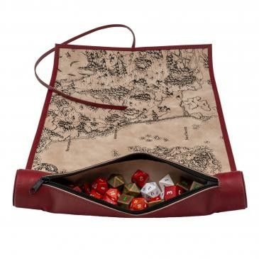 Dungeons & Dragons Dice Scroll Map - Sword Coast