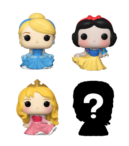 Bitty POP! Disney Princess: Cinderella, Snow White & Aurora 4-Pack