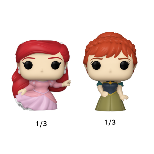 Bitty POP! Disney Princess: Rapunzel, Merida & Moana 4-Pack