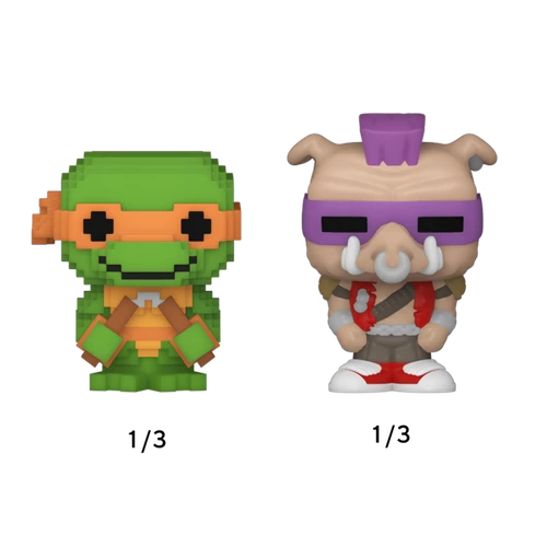 Bitty POP! Teenage Mutant Ninja Turtles: Splinter, Raphael & Rocksteady 4-Pack