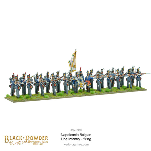 Black Powder: Napoleonic Belgian Line Infantry Firing