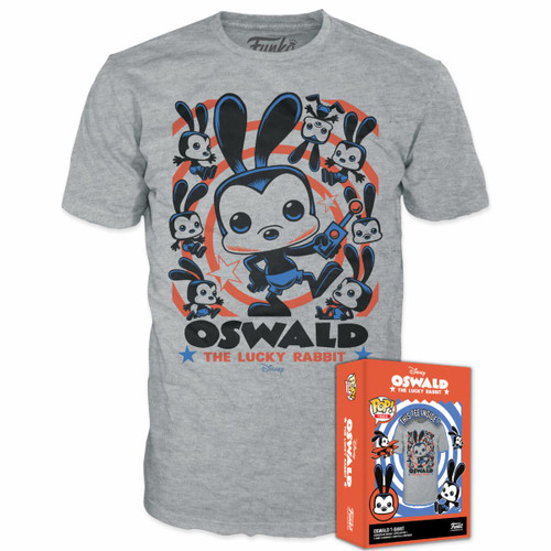 POP! Tees: Disney 100th - Oswald the Lucky Rabbit Boxed T-Shirt