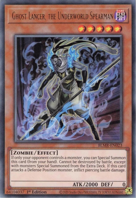BLMR-EN023 Ghost Lancer, the Underworld Spearman