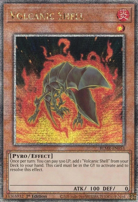BLMR-EN053 Volcanic Shell (Quarter Century Secret Rare)
