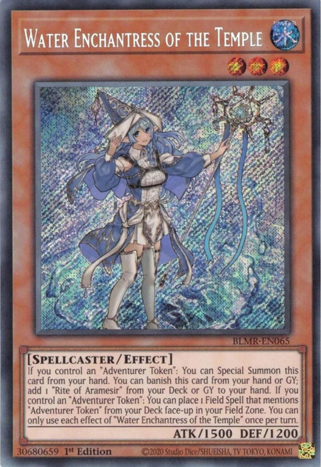 BLMR-EN065 Water Enchantress of the Temple (Secret Rare)