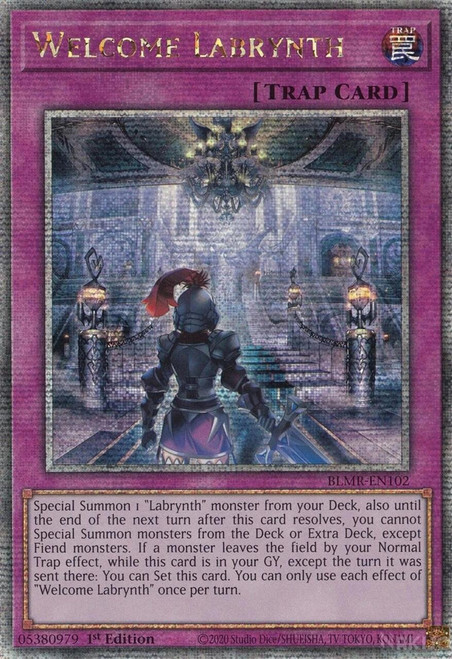 BLMR-EN102 Welcome Labrynth (Quarter Century Secret Rare)