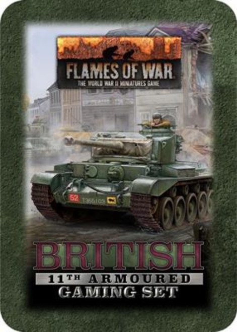Flames of War - British - 11th Armoured Gaming Set