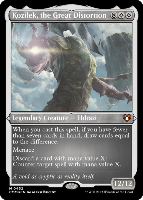 Kozilek, the Great Distortion (Etched foil)
