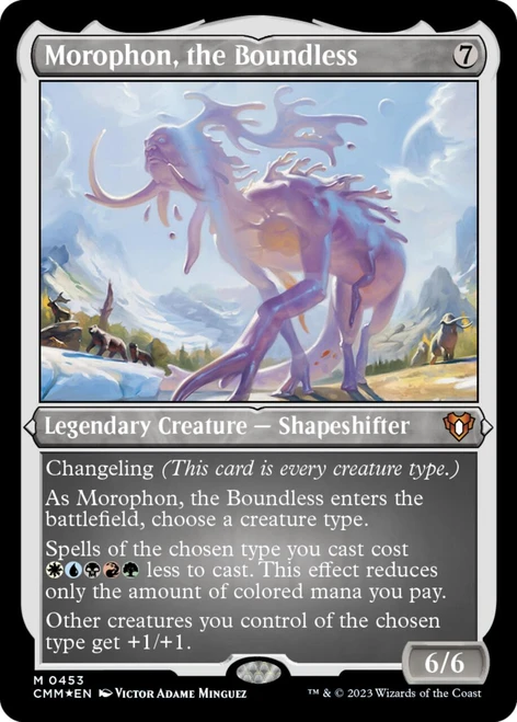 Morophon, the Boundless (Etched foil)