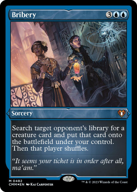 Bribery (Etched foil) | Commander Masters