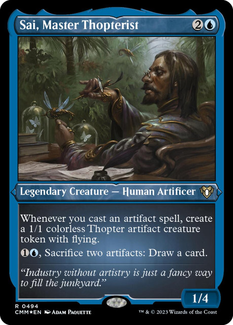 Sai, Master Thopterist (Etched foil)