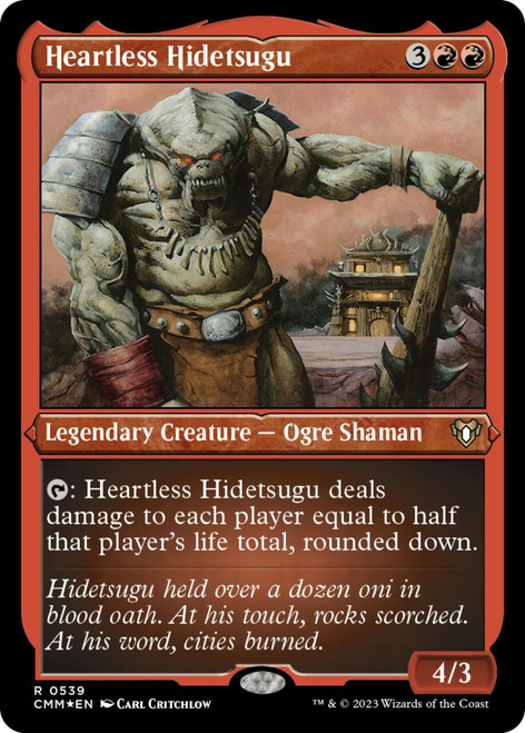 Heartless Hidetsugu (Etched foil)